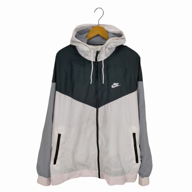 NIKE(ナイキ) ナイロンフーデッドブルゾン メンズ 3XL【中古