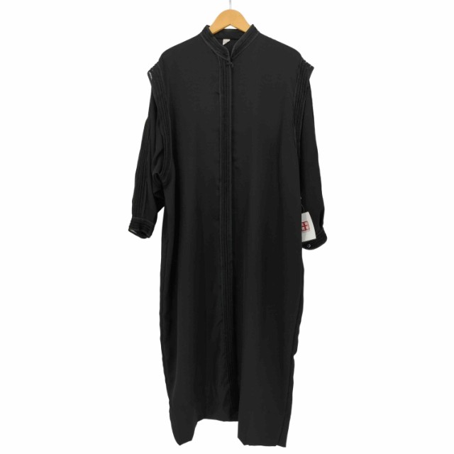 USED古着(ユーズドフルギ) 70S スタンドカラー ライン シャツ ドレス ワンピース レディース 表記無 【中古】【ブランド古着バズストア】の通販は