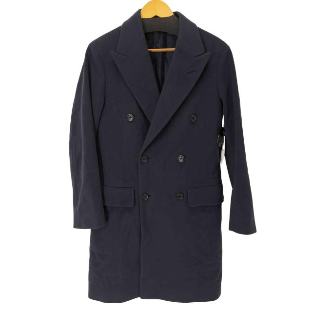 UNITED ARROWS(ユナイテッドアローズ) メルトン 6ボタン ダブルブレスト チェスターコート メンズ JPN：44 【中古】【ブランド古着バズストア】