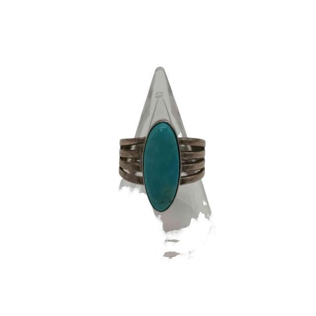 NAVAJO(ナバホ) STERLING刻印 B刻印 ターコイズ リング インディアンジュエリー  メンズ  15号【中古】【ブランド古着バズストア】の通販は 5,269円