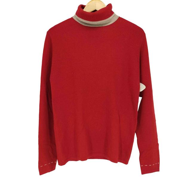 GAULTIER  HOMME objet(ゴルチエオムオブジェ) cashmere＆silk シルクカシミア タートルネックニット メンズ FREE 【中古】【ブランド古着バズストア】
