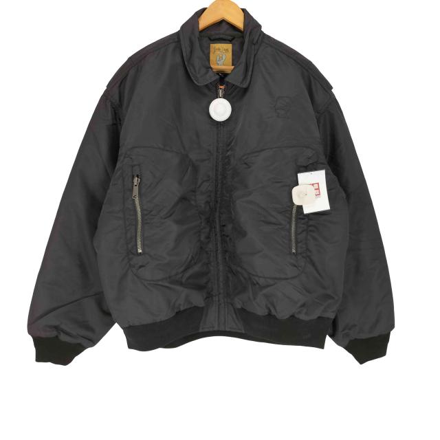 BRAIN DEAD(ブレインデッド) Embroidered 3D Flight Jacket メンズ  L【中古】【ブランド名古着バズストア】