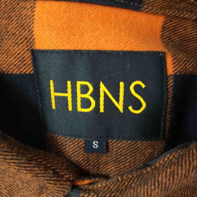 HBNS(ハバノス) ワンポケット ブロックチェックシャツ メンズ JPN：S