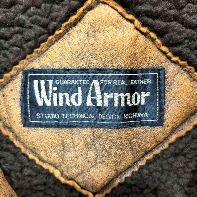Wind Armor(ウィンドアーマー) G-1 なめし革 飛翔上衣 短丈 ボアラインドライブ付 メンズ 書きあらわす無 【中古】【ブランド名古着バズストア】