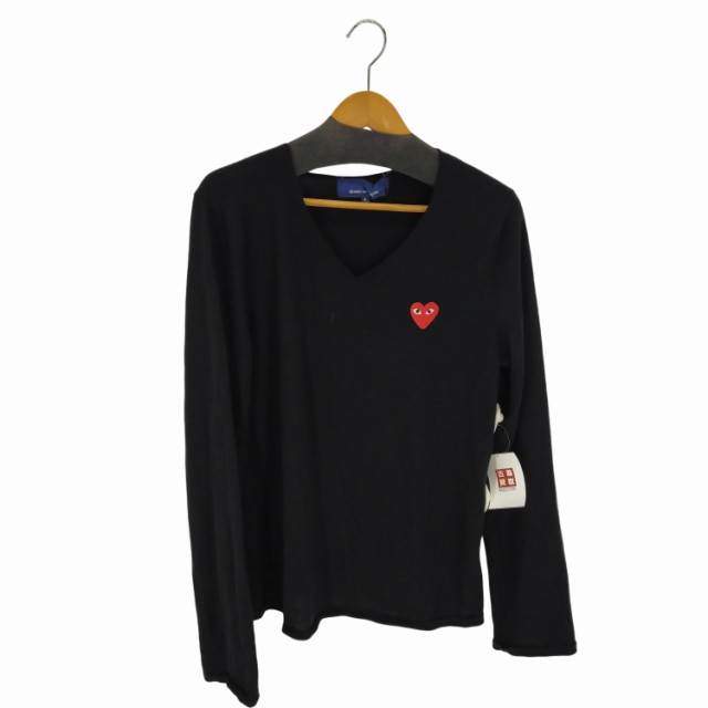 COMME des GARCONS(コムデギャルソン) AD2012 カシミヤ100% BハートVネックニット メンズ JPN：S 【中古】【ブランド古着バズストア】の通販は