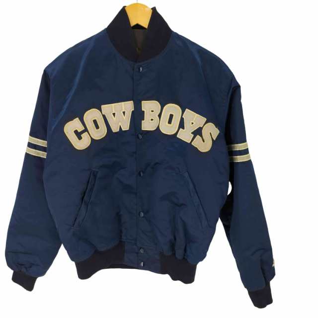 STARTER(スターター) 90S USA製 スタジアムジャンバー COW BOYS 内側キルティング メンズ JPN：3 【中古】【ブランド古着バズストア】