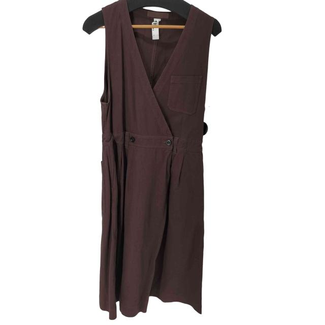 MHL.(エムエイチエル) COTTON SLEEVELESS DRESS コットンノースリーブワンピース ジャンスカ レディース  2【中古】【ブランド古着バズストア】の通販は 10,439円