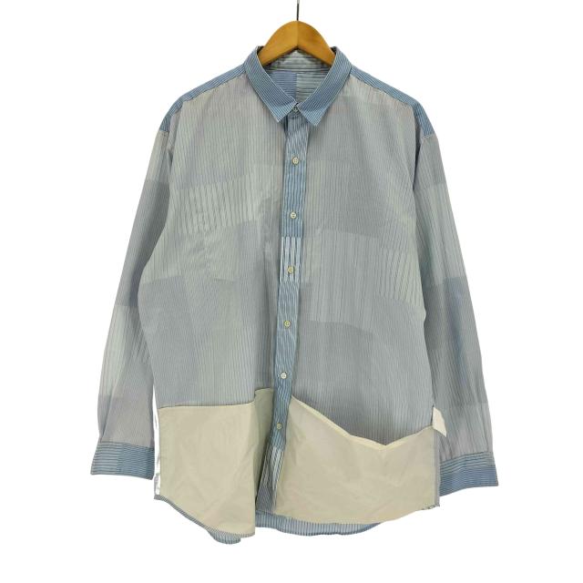 SSZ(ビームス サーフアンドスケートエスエスゼット) SAMPLE期 2WAY クレイジーパターンストライプシャツ メンズ 表記無 【中古】【ブランド古着バズストア】