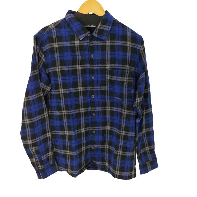 GOODENOUGH(グッドイナフ) オープンカラーチェックネルシャツ メンズ 表記無 【中古】【ブランド古着バズストア】