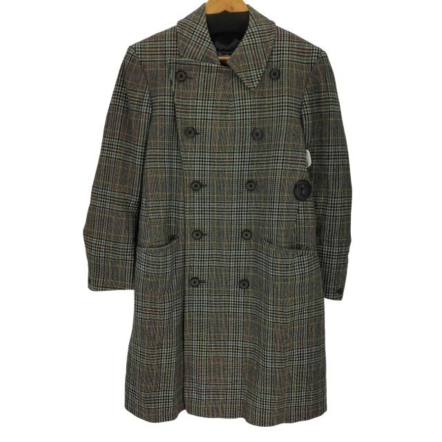 BURBERRYS(バーバリーズ) 60-70s 英国製 ウール100% グレンチェック チェスターコート メンズ JPN：M 【中古】【ブランド古着バズストア】