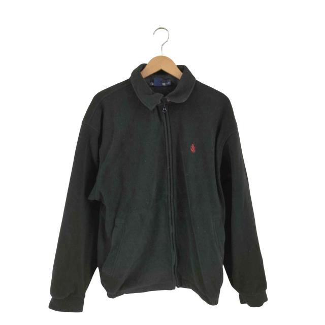NAUTICA(ノーティカ) USA製 刺繍入り 襟付き フリース ジャケット メンズ import：L 【中古】【ブランド古着バズストア】