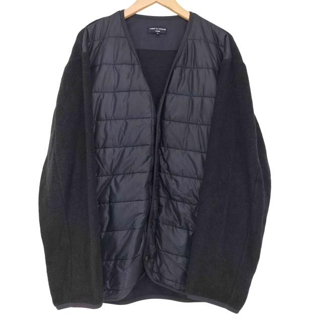 COMME des GARCONS HOMME(コムデギャルソンオム) 2024AW WOOL PILE × NYLON RIP CROSS QUILT JK ウールパイルミルド加工 キルトジャケット メンズ imp【中古】【ブランド古着バズストア】