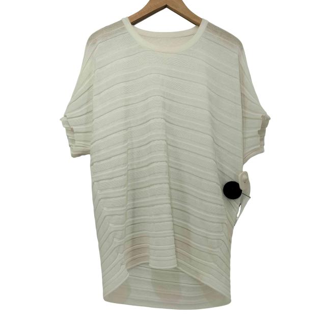 PLEATS PLEASE ISSEY MIYAKE(プリーツプリーズイッセイミヤケ) Step Knit プリーツ ニット レディース 表記無 【中古】【ブランド古着バズストア】 6,922円