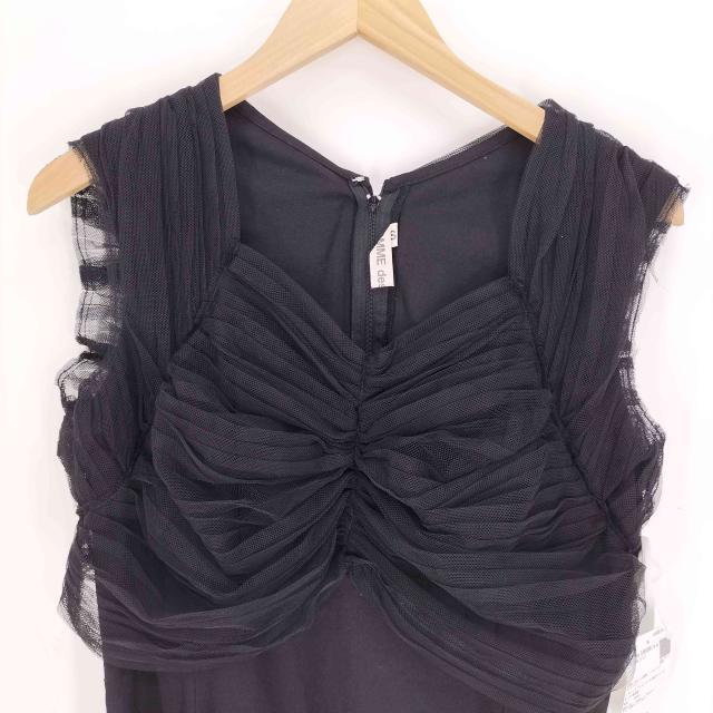 COMME des GARCONS(コムデギャルソン) AD2004 チュール装飾 ノースリーブ ワンピース レディース 表記無 【中古】【ブランド古着バズストア】_2