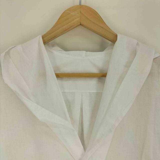 Yohji Yamamoto(ヨウジヤマモト) collection 25SS 100/-KHADI DRAPED DETAIL HOOD DRESS レディース JPN：1 【中古】【ブランド古着バズストア】