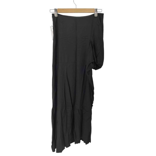 Ys(ワイズ) 25SS RAYON/CAMBRIC LEFT CLOTH SKIRT レディース JPN：1 【中古】【ブランド古着バズストア】