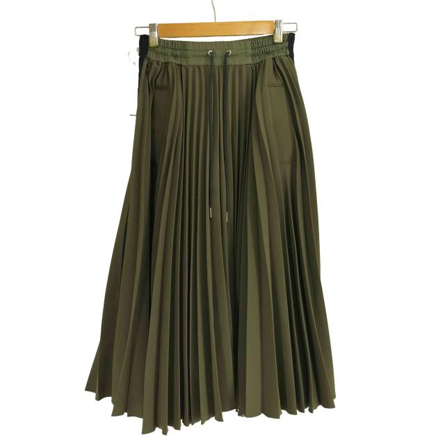 Sacai(サカイ) 24SS Technical Jersey Skirt レディース JPN：0 【中古】【ブランド古着バズストア】