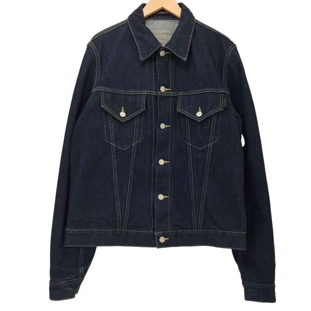 Yohji Yamamoto POUR HOMME(ヨウジヤマモトプールオム) 22SS 14OZ DENIM BUTTON JACKET 14オンス セルビッジ デニム トラッカー ジャケット メンズ JPN：3 【中古】【ブランド古着バズストア】