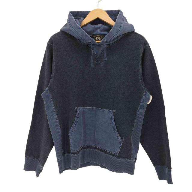 RRL RALPH LAUREN(ダブルアールエルラルフローレン) GARMENT-DYE FRENCH TERRY HOODIE ガーメントダイド フレンチテリーフーディ メンズ import：M 【中古】【ブランド古着バズストア】