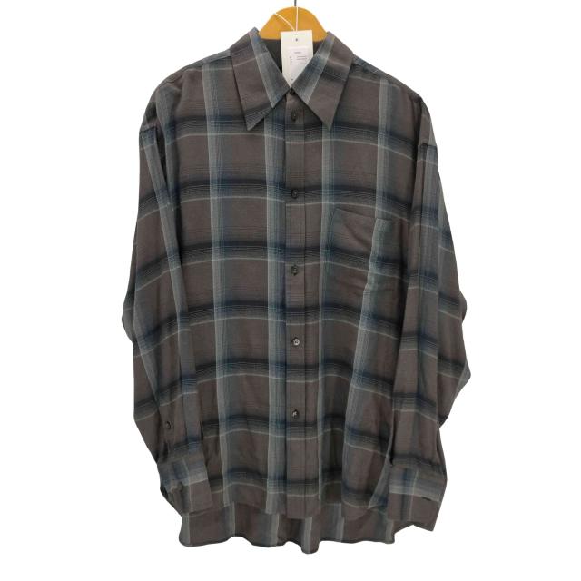 SUGARHILL(シュガーヒル) 25SS The Elephant OMBRE PLAID OPEN COLLAR SHIRTS オンブレ プレイド オープンカラー シャツ メンズ JPN：2 【中古】【ブランド古着バズストア】
