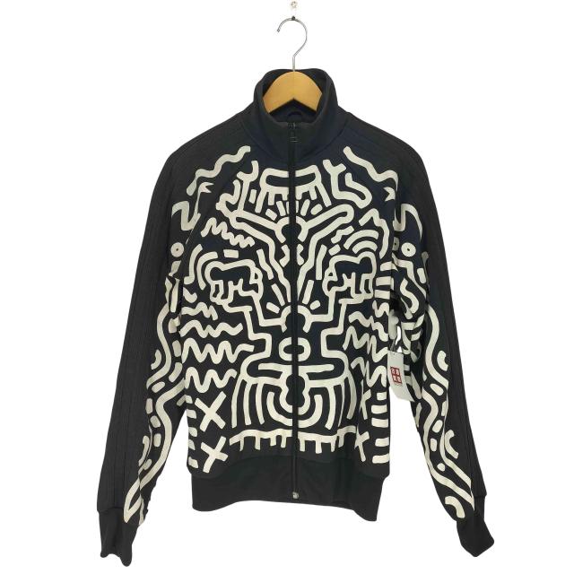 JEREMY SCOTT(ジェレミースコット) ×KEITH HARING BK2 SUIT トリプルコラボトラックジャケット メンズ S【中古】【ブランド古着バズストア】