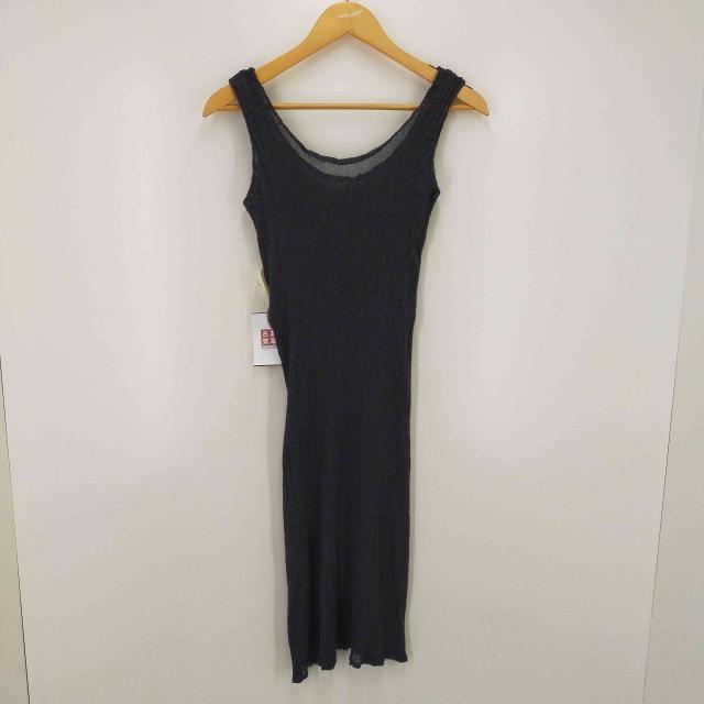 meミー/イッセイミヤケ ノースリーブ プリーツ ワンピース グレー