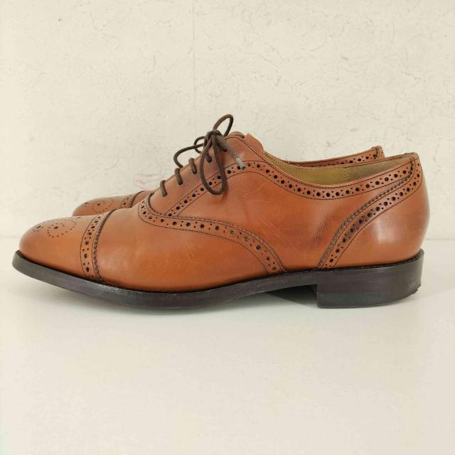 USED古着(ユーズドフルギ) {{Lloyd Footwear}} 2827/ER02 Brown Burnish セミブローグ メダリオン ストレートチップ ドレスシューズ メンズ  UK:7 E【中古】【ブランド古着バズストア】 USED古着(ユーズドフルギ) {{Lloyd Footwear}} 2827/ER02 Brown