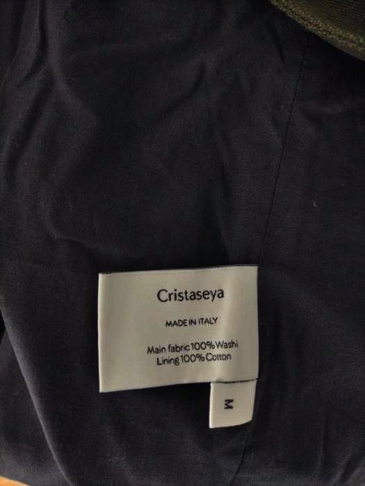 CRISTASEYA(クリスタセヤ) 22SS COLLARLESS JACKET メンズ JPN：M