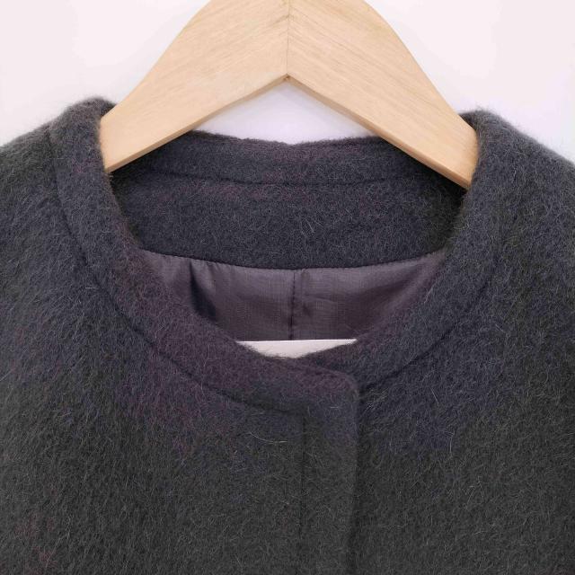 IENA モヘアシャギーハーフコート サイズ36 グレー