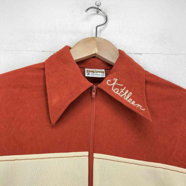 King louie(キングルイ) 70s USA製 パイル切替ハーフジップシャツ メンズ 34【中古】【ブランド古着バズストア】_2