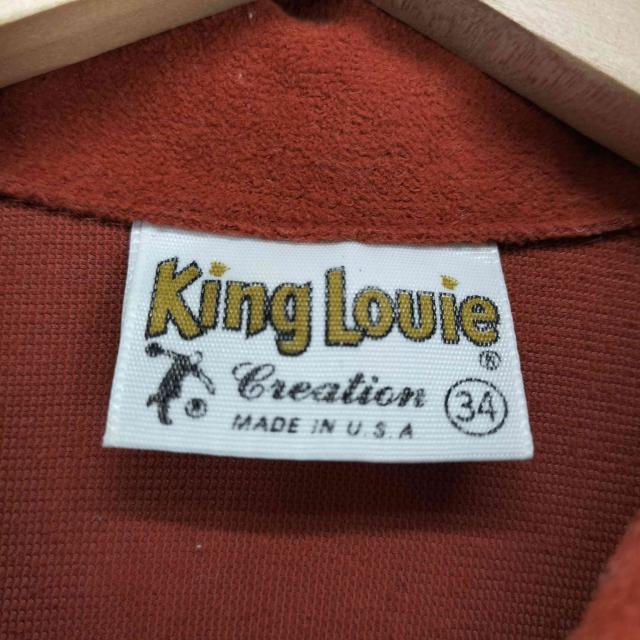 King louie(キングルイ) 70s USA製 パイル切替ハーフジップシャツ メンズ 34【中古】【ブランド古着バズストア】_5