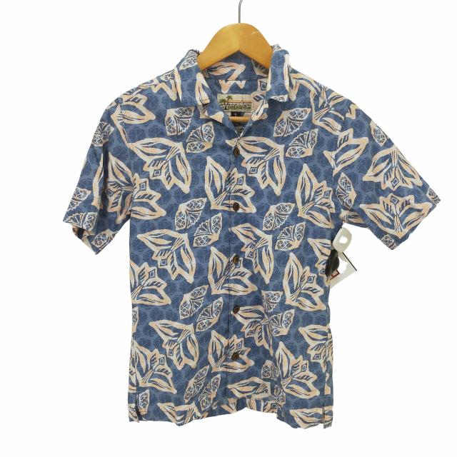 pataloha(パタロハ) ボーイズ アロハシャツ 開襟 白タグ ショートスリーブ レディース XL-14【中古】【ブランド古着バズストア】