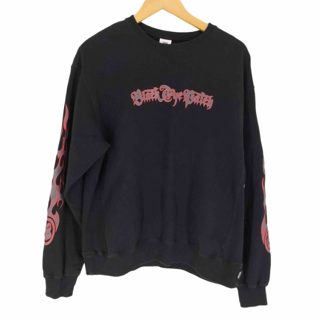 THE BLACK EYE PATCH(ザブラックアイパッチ) Tribal Flames Crew Sweat メンズ JPN：M 【中古】【ブランド古着バズストア】