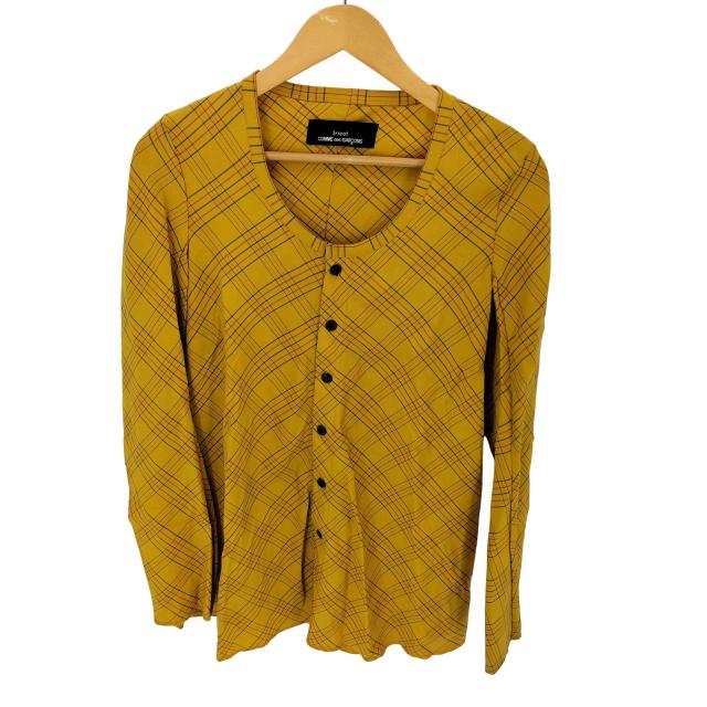 tricot COMME des GARCONS(トリココムデギャルソン) AD1993 90S 94SS チェック ウールシャツブラウス レディース 表記無 【中古】【ブランド古着バズストア】
