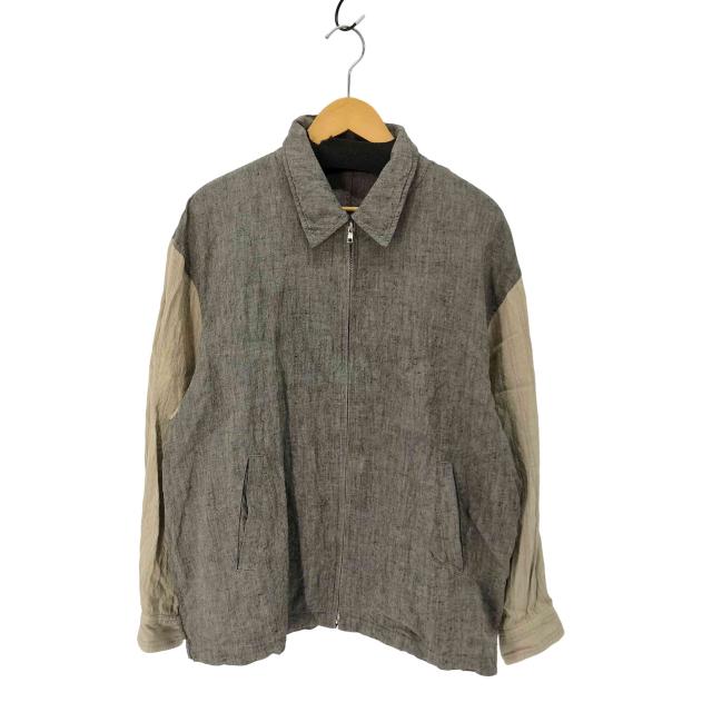 COMME des GARCONS HOMME(コムデギャルソンオム) 田中オム 袖切替 リネンブルゾン メンズ 表記無 【中古】【ブランド古着バズストア】