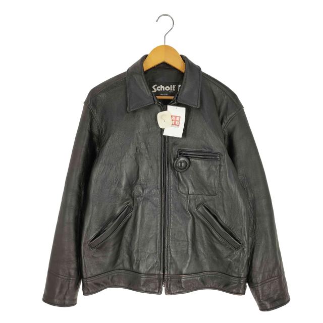 Schott(ショット) WILD SIDE LEATHER TRACKER JACKET メンズ US：36 【中古】【ブランド古着バズストア】