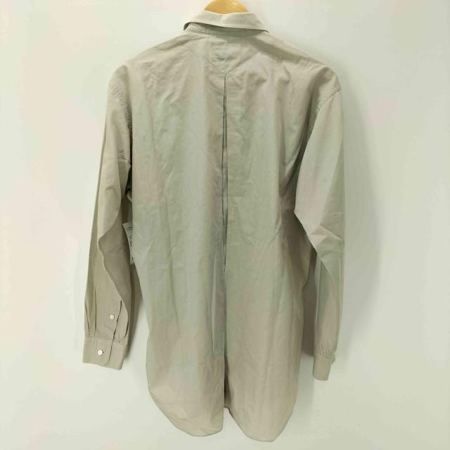 im ISSEY MIYAKE(アイムイッセイミヤケ) the shirts 80-90S Hamilton ハミルトン期 コットン ポリ 混紡 バック インバーテッド プリーツ デザイン L/S レギュラーカラー【中古】【ブランド古着バズストア】_1