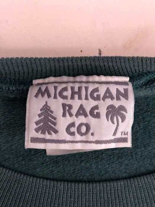 ジャージーズ Jerzees MICHIGAN RAG CO. ミシガンラグ 総柄 プリントスウェットシャツ トレーナー メンズM /eaa300895