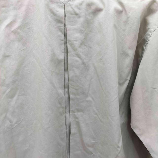 im ISSEY MIYAKE(アイムイッセイミヤケ) the shirts 80-90S Hamilton ハミルトン期 コットン ポリ 混紡 バック インバーテッド プリーツ デザイン L/S レギュラーカラー【中古】【ブランド古着バズストア】_2