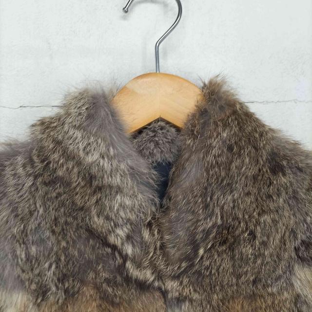 USED古着(ユーズドフルギ) fur vest ファーベスト レディース 表記無 【中古】【ブランド古着バズストア】_2