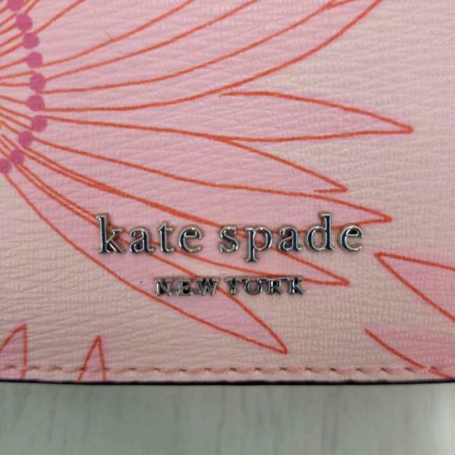 kate spade NEW YORK(ケイトスペードニューヨーク) ピンクマルチ スペンサー フォーリング フラワー 三つ折り財布 レディース  表記無【｜au PAY マーケット