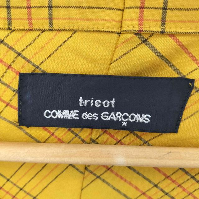 tricot COMME des GARCONS(トリココムデギャルソン) AD1993 90S 94SS チェック ウールシャツブラウス レディース 表記無 【中古】【ブランド古着バズストア】 tricot COMME des GARCONS(トリココムデギャルソン) AD1993 90S 94SS