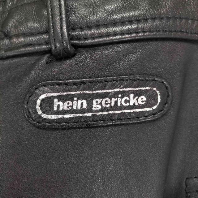 USED古着(ユーズドフルギ) HEIN GERICKE ジップデザインレザーバイカーパンツ メンズ  34【中古】【ブランド古着バズストア】 USED古着(ユーズドフルギ) HEIN GERICKE ジップデザインレザーバイカー