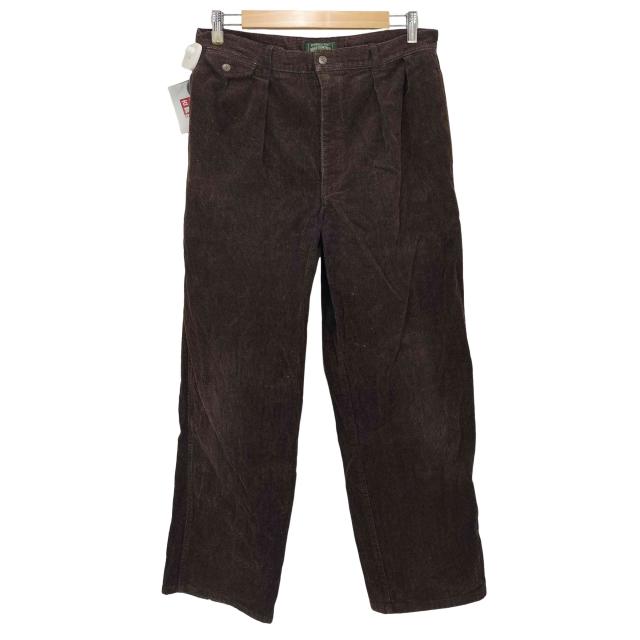 POLO COUNTRY RALPH LAUREN(ポロカントリーラルフローレン) 80-90s フロントタックヘリンボーンコーデュロイパンツ メンズ 86【中古】【ブランド古着バズストア】