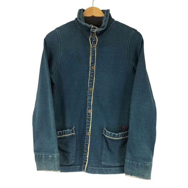 PALLAS PALACE(パラスパレス) ハイネック インディゴ スウェットジャケット レディース 表記無 【中古】【ブランド古着バズストア】