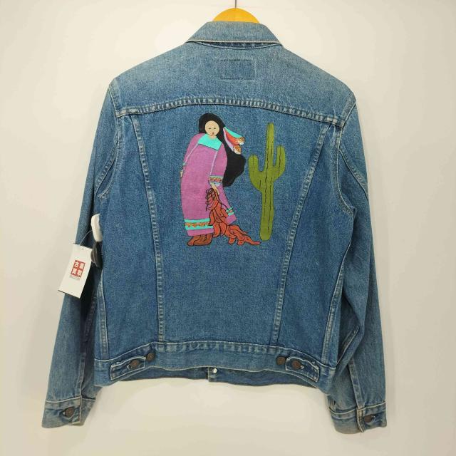 Levis(リーバイス) 80S USA製 70505 ボタン裏777 ペイント加工 4