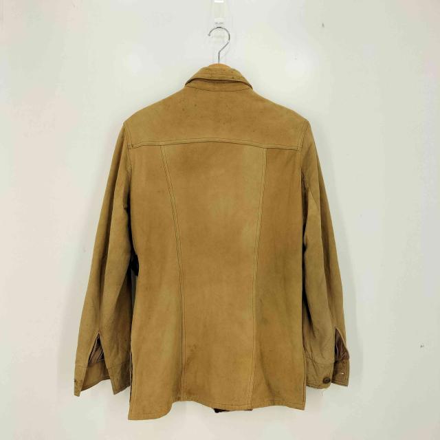 L.L.Bean(エルエルビーン) 70s 筆記体タグ スエード レザー シャツジャケット メンズ  38【中古】【ブランド古着バズストア】