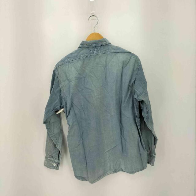 OLD CROW(オールドクロウ) CROW L/S Work Shirts クロウロングスリーブワークシャツ インディゴ メンズ M【中古】【ブランド古着バズストア】_1