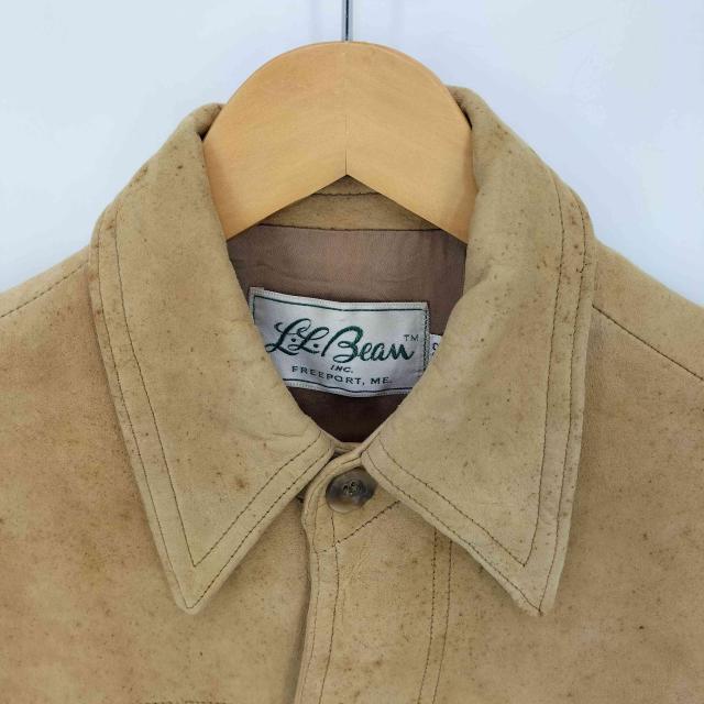 L.L.Bean(エルエルビーン) 70s 筆記体タグ スエード レザー シャツジャケット メンズ  38【中古】【ブランド古着バズストア】