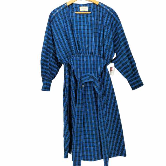 beautiful people(ビューティフルピープル) double-end tartan ox dolman sleeve dress レディース  JPN：34 【中古】【ブランド古着バズ その他ワンピース